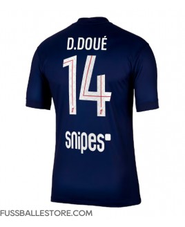 Günstige Paris Saint-Germain Desire Doue #14 Heimtrikot 2025-26 Kurzarm